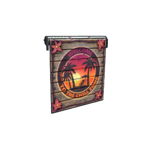 Chill Zone Garage Door