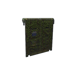 Cobalt Jungle Container Garage Door