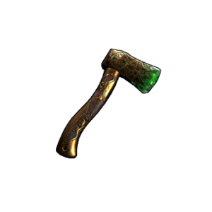 Emerald Relic Hatchet
