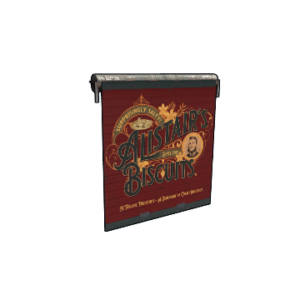 Alistair's Biscuits Garage Door