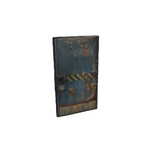 Hazard Metal Door