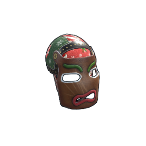 Naughty Gingerbread Facemask