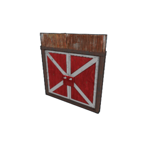 Red Barn Double Door