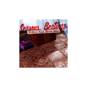 Red Festive Floor Tiles