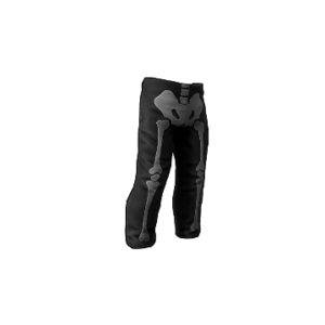 Skeleton Costume Burlap Pants